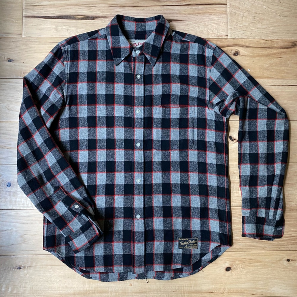Guilty Parties men’s flannel shirt